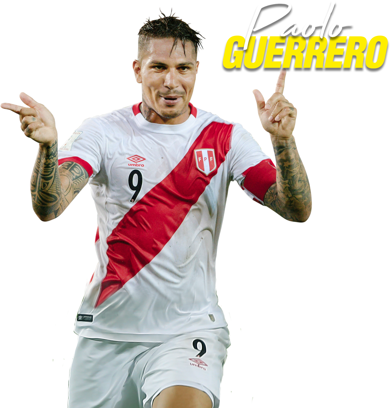 Paolo Guerrero Png Clipart (1728x1678), Png Download