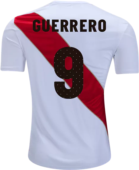 Peru 2018 Home Jersey Paolo Guerrero - Umbro Peru Jersey 2018 Clipart (600x600), Png Download