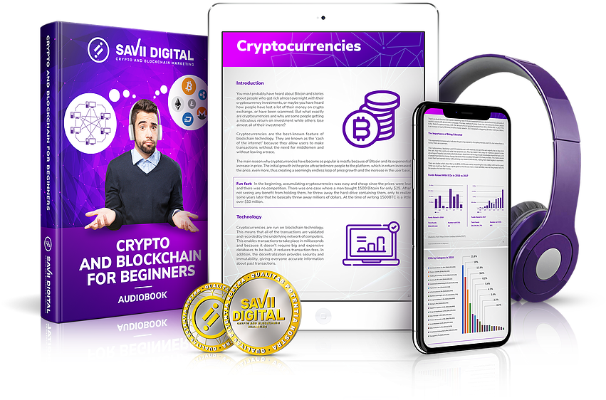 Crypto And Blockchain For Beginners Book - Flyer Clipart (851x581), Png Download