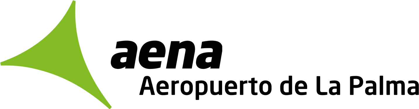 Aena La Palma Logo - Black-and-white Clipart (1500x425), Png Download