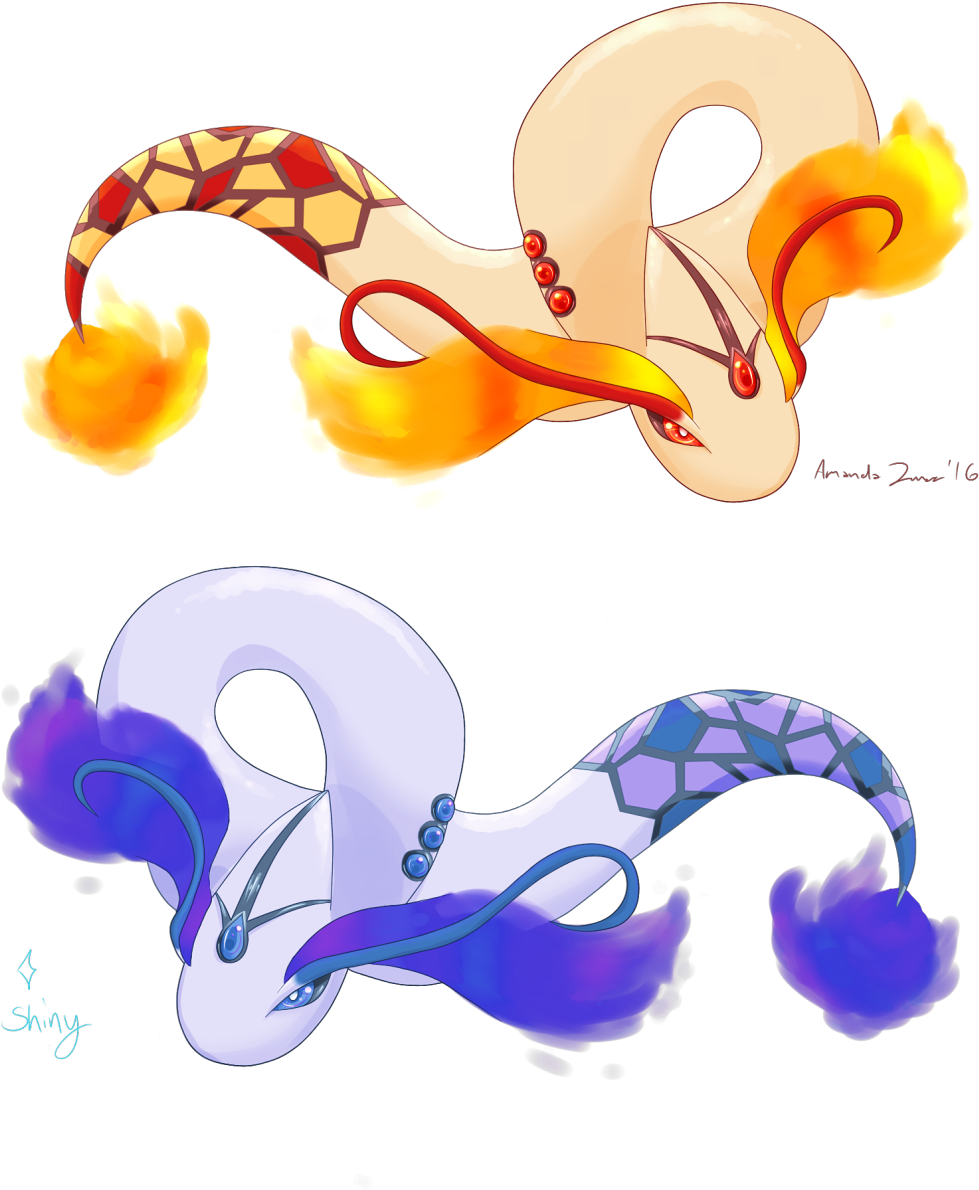 Fire/psychic Alt Form ” Based On The Alola Forms That - Cartoon Clipart (979x1190), Png Download