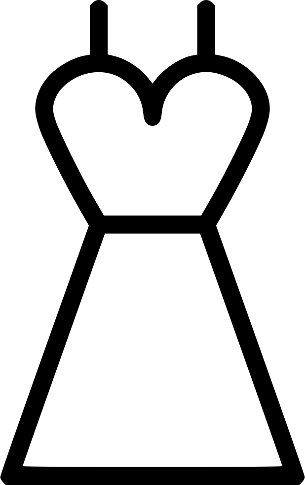 Dress Women Clothes Fashion Comments Clipart (618x980), Png Download