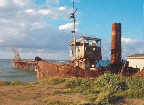 Gemikonağı Mining Pier - Lefke Clipart (850x409), Png Download