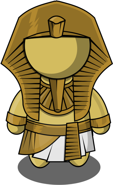 Egypt Clipart Pharoah - Egyptian Cartoon - Png Download (480x640), Png Download