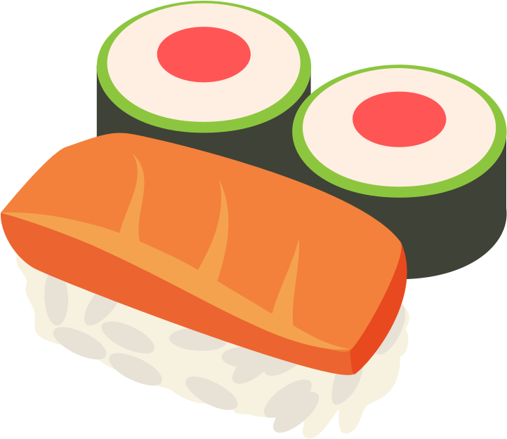 File - Emojione 1f363 - Svg - Sushi Emoji Png Clipart (768x768), Png Download
