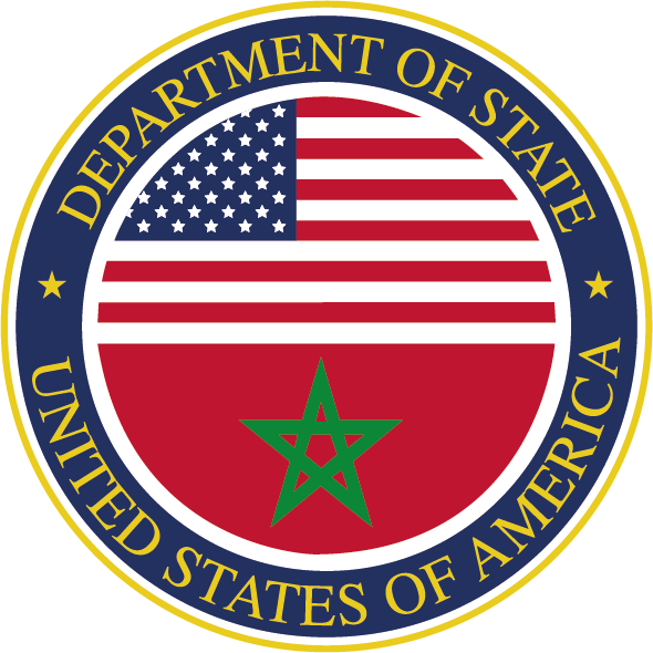 Logo - Us Embassy Morocco Logo Clipart (590x590), Png Download