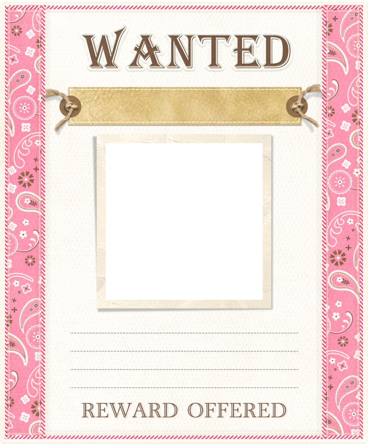 Wanted Sign - Wanted Posters For School Clipart (746x900), Png Download
