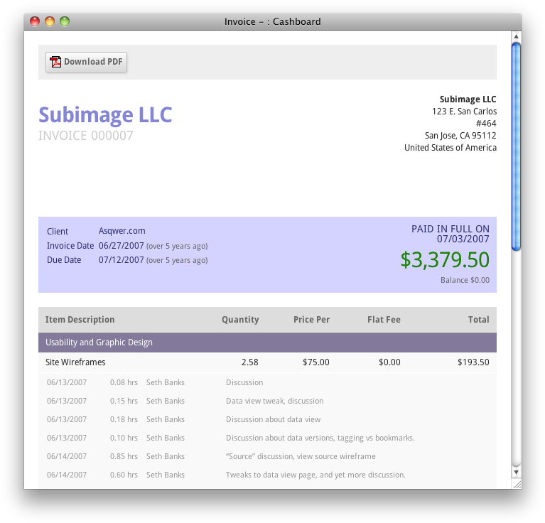 Customer Invoice Template Pdf - Invoice 14 Days Terms Clipart (780x749), Png Download