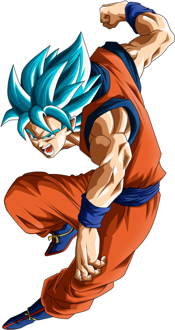 Goku Clipart Ssblue - Goku Super Saiyajin Blue - Png Download (701x1141), Png Download