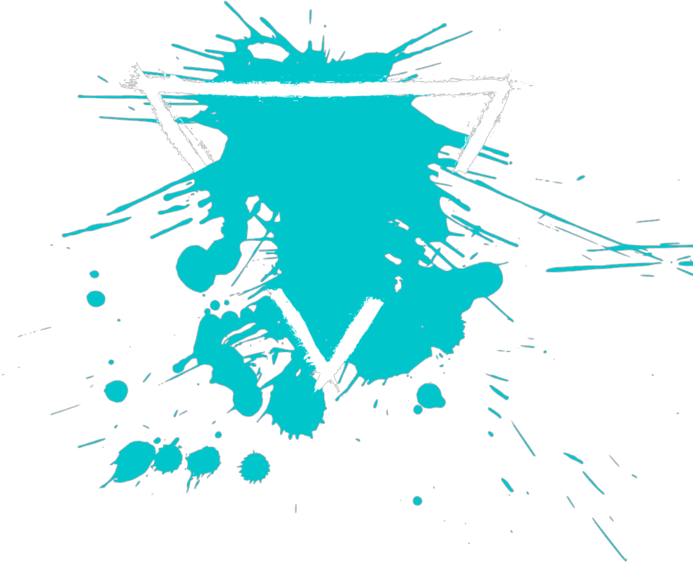 #triangle #paint #splash #colorsplash #drops #dropped - Splash Triangle Clipart (1024x1024), Png Download