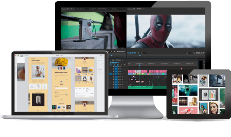 Creative Cloud For Enterprise - Tablet Computer Clipart (800x500), Png Download