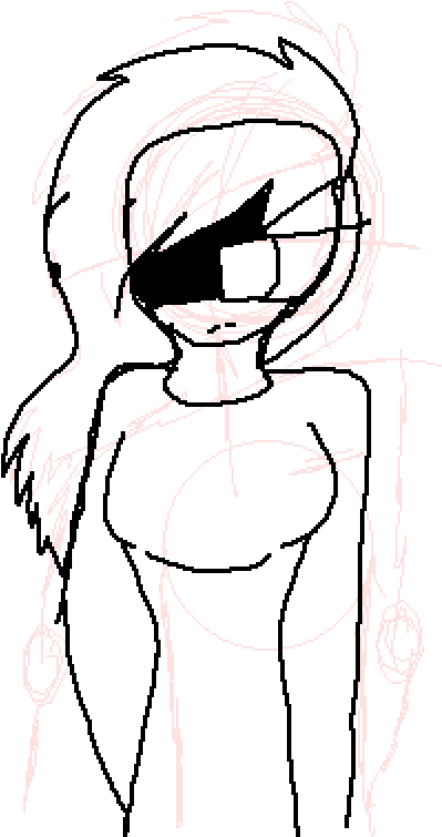 Random Lineart Rough Sketch - Sketch Clipart (1000x1000), Png Download