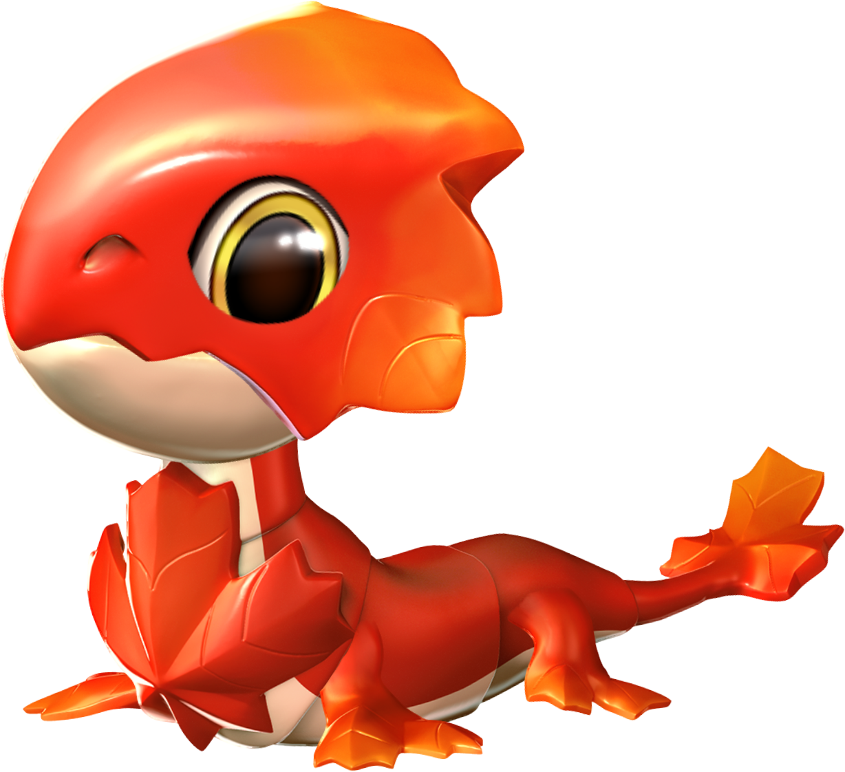 Maple Leaf Dragon Baby - Dragon Mania Legends Leaf Clipart (1228x1122), Png Download