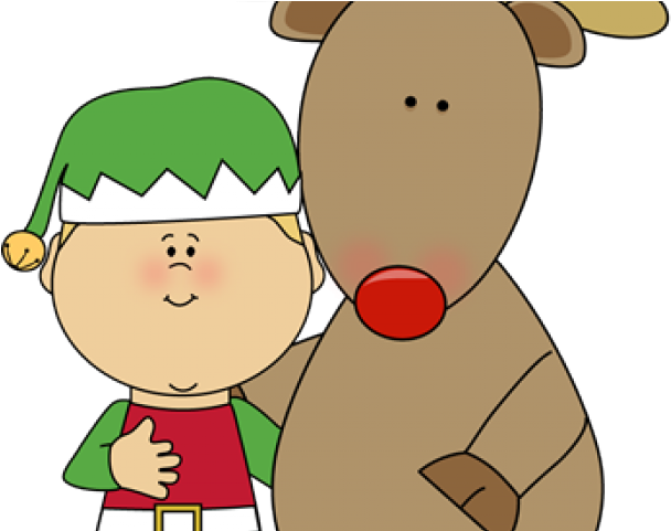 Adorable Clipart Raindeer - Sad Elf Clipart - Png Download (640x480), Png Download