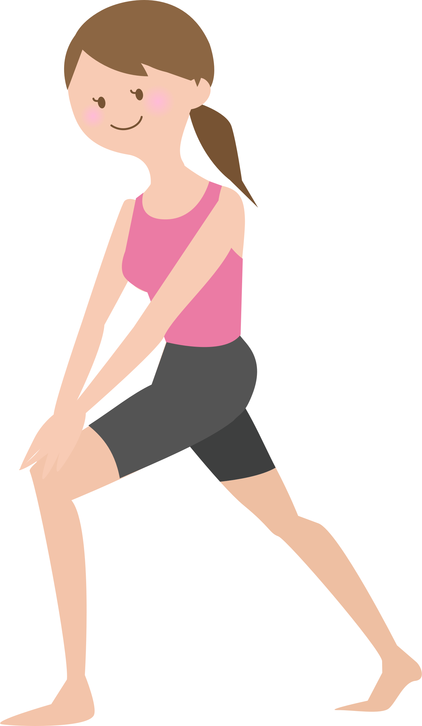 Stretching Images - Clipart - Stretching Vector - Png Download (1396x2400), Png Download