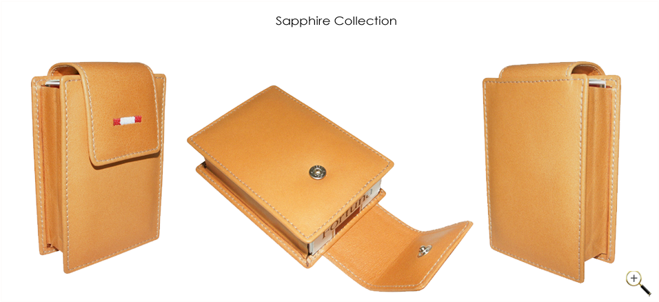 Cigarettes Case - Um5024 - Leather Clipart (985x454), Png Download