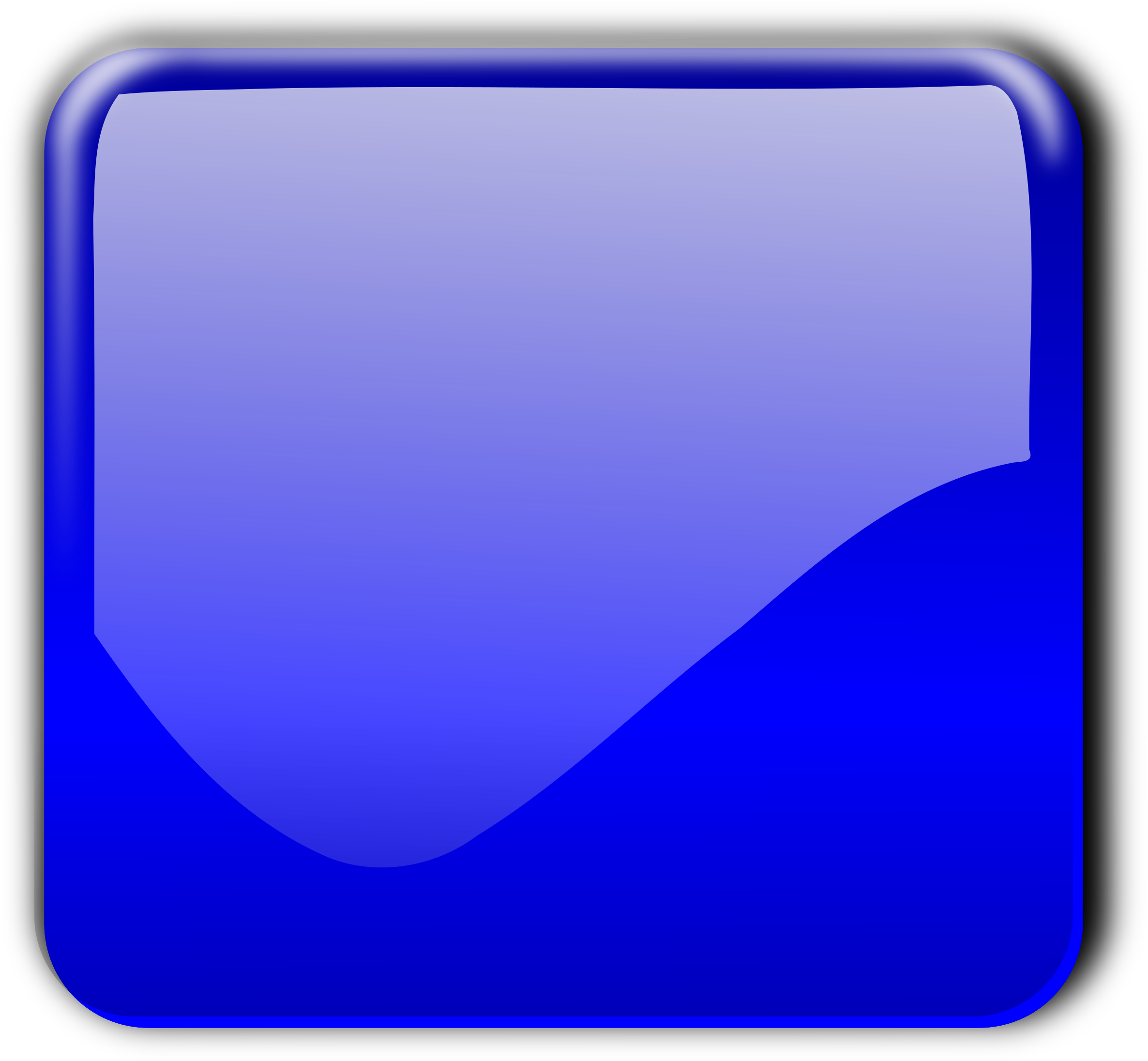 Cobalt Blue Clipart Computer Icons Public Domain Button - Icon Tombol Biru Png Transparent Png (2372x2192), Png Download