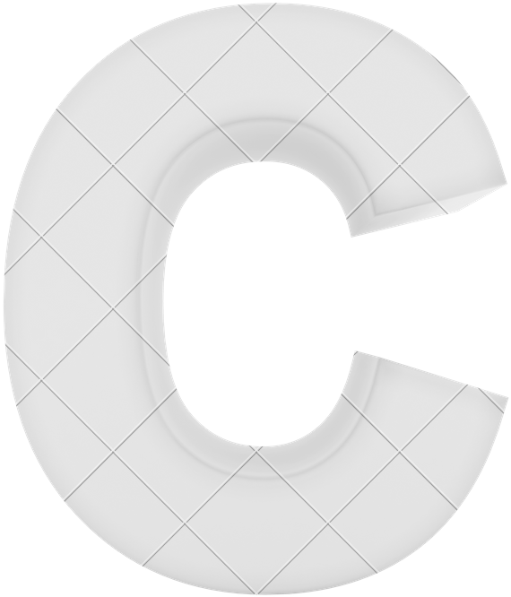 3d Letter C Png - Circle Clipart (762x800), Png Download