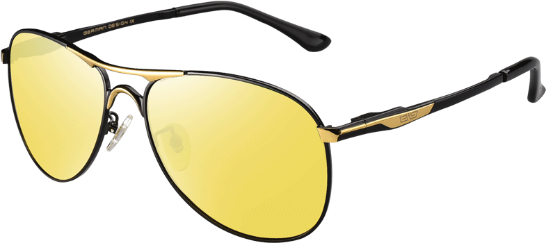 Caponi New Driving Photochromic Sunglasses Men Polarized - Reflection Clipart (800x800), Png Download
