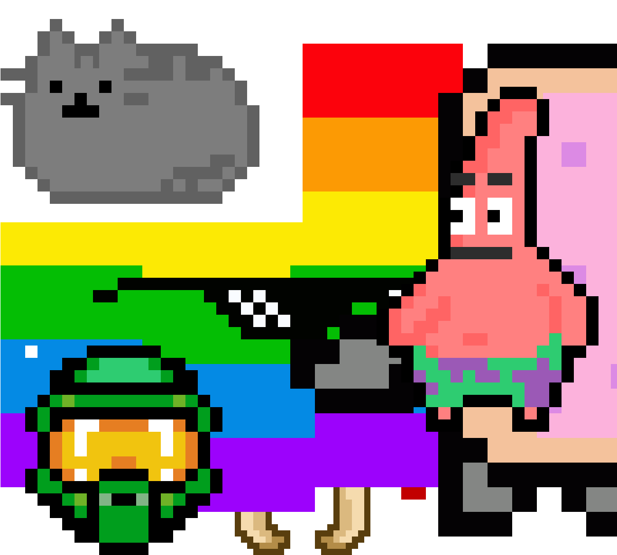 Stamps - Png Nyan Cat Clipart (1200x1200), Png Download
