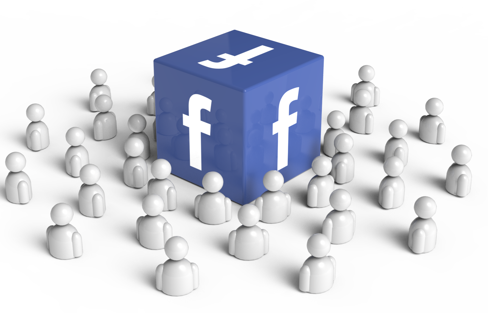 Attract Followrs To Your Facebook Page - Marketing Digital No Facebook Clipart (1639x1052), Png Download