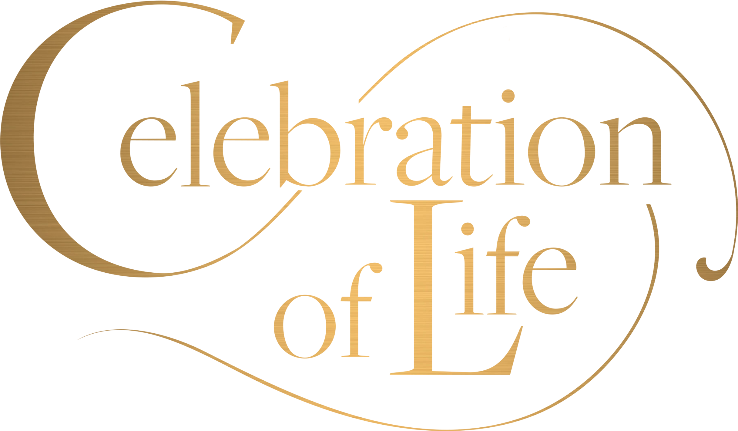 Celebration Of Life Design Clipart (2977x1455), Png Download