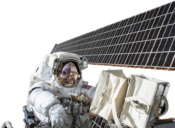 International Station Solar - Trump's Space Exploration Plans Clipart (820x545), Png Download