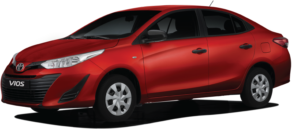 Red Mica Metallic - Toyota Vios White Philippines Clipart (1024x465), Png Download