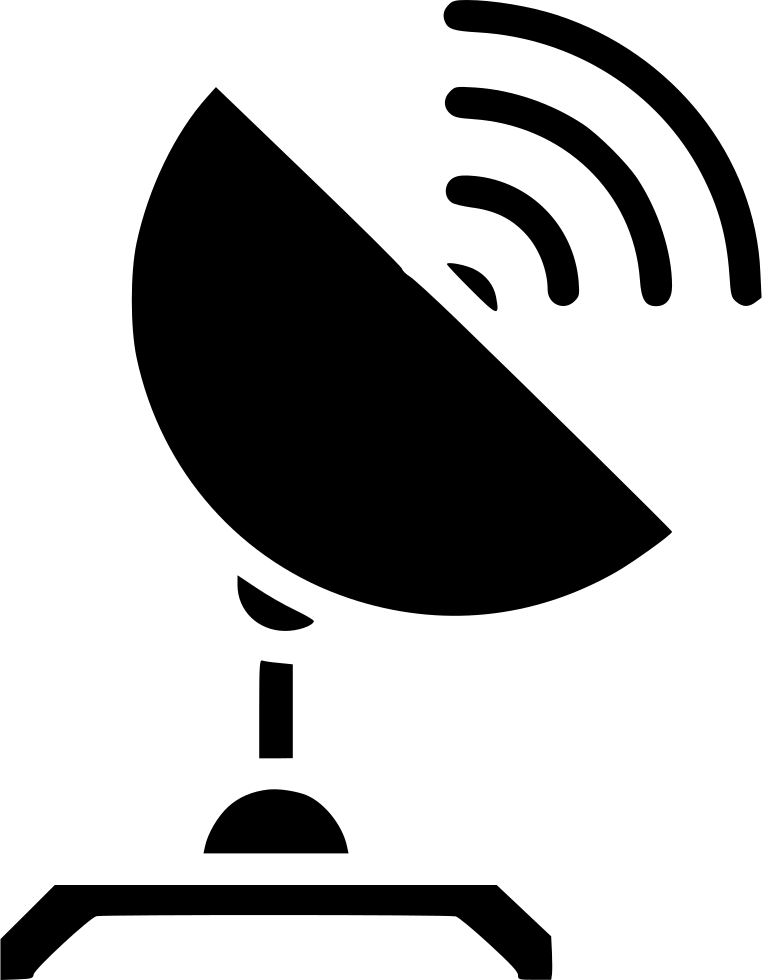 Picture Freeuse Library Radio Satellite Electric Wave Clipart (762x980), Png Download