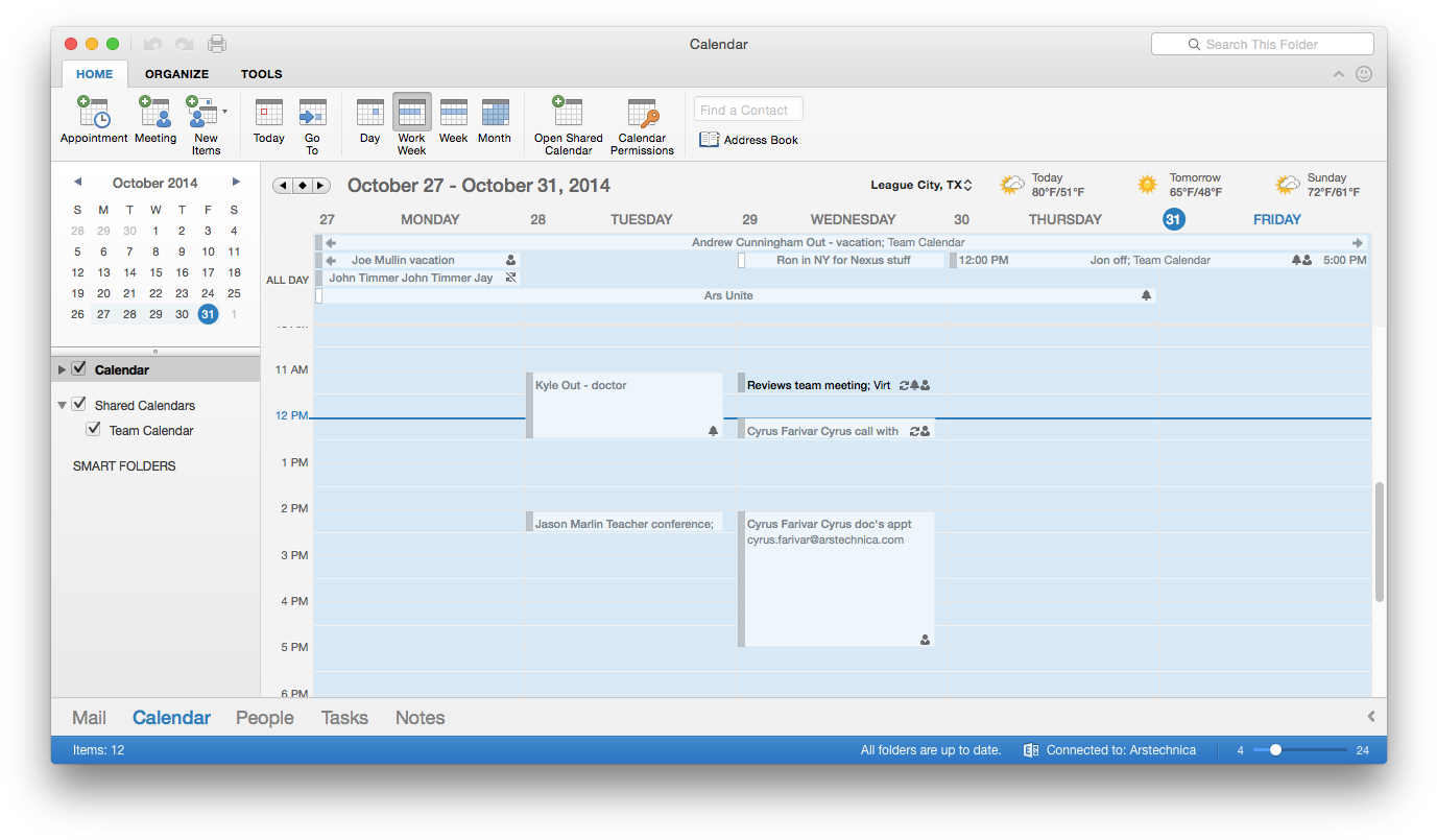 New Outlook's Calendar Looks Like - Outlook For Mac Layout Clipart (1392x818), Png Download