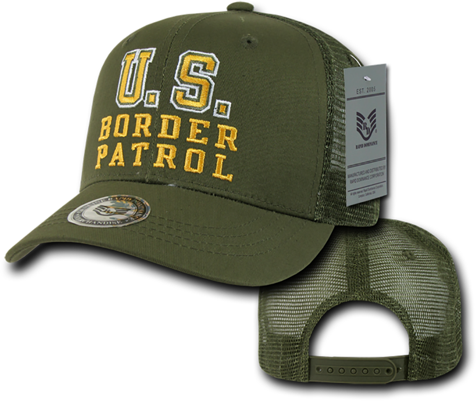 S77 - U - S - Border Patrol Caps - Back To Basics - - Baseball Cap Clipart (1000x1000), Png Download