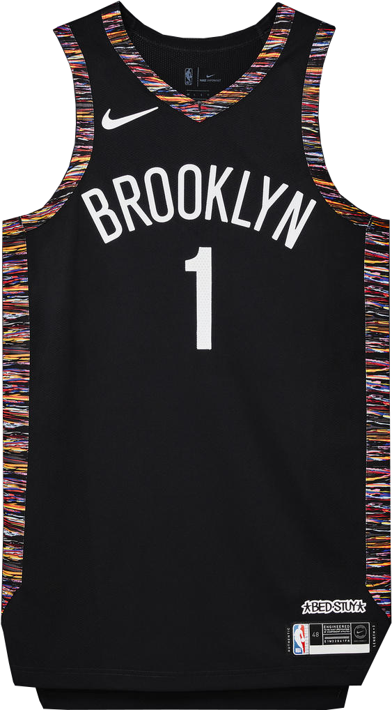 Brooklyn Nets City Edition Spread Love Coogi Biggie - Brooklyn Nets Clipart (1600x1600), Png Download
