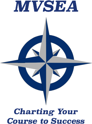 ﻿mvsea Is Attending The 2017 Surface Navy Association - Compass Blue And Gold Clipart (640x480), Png Download