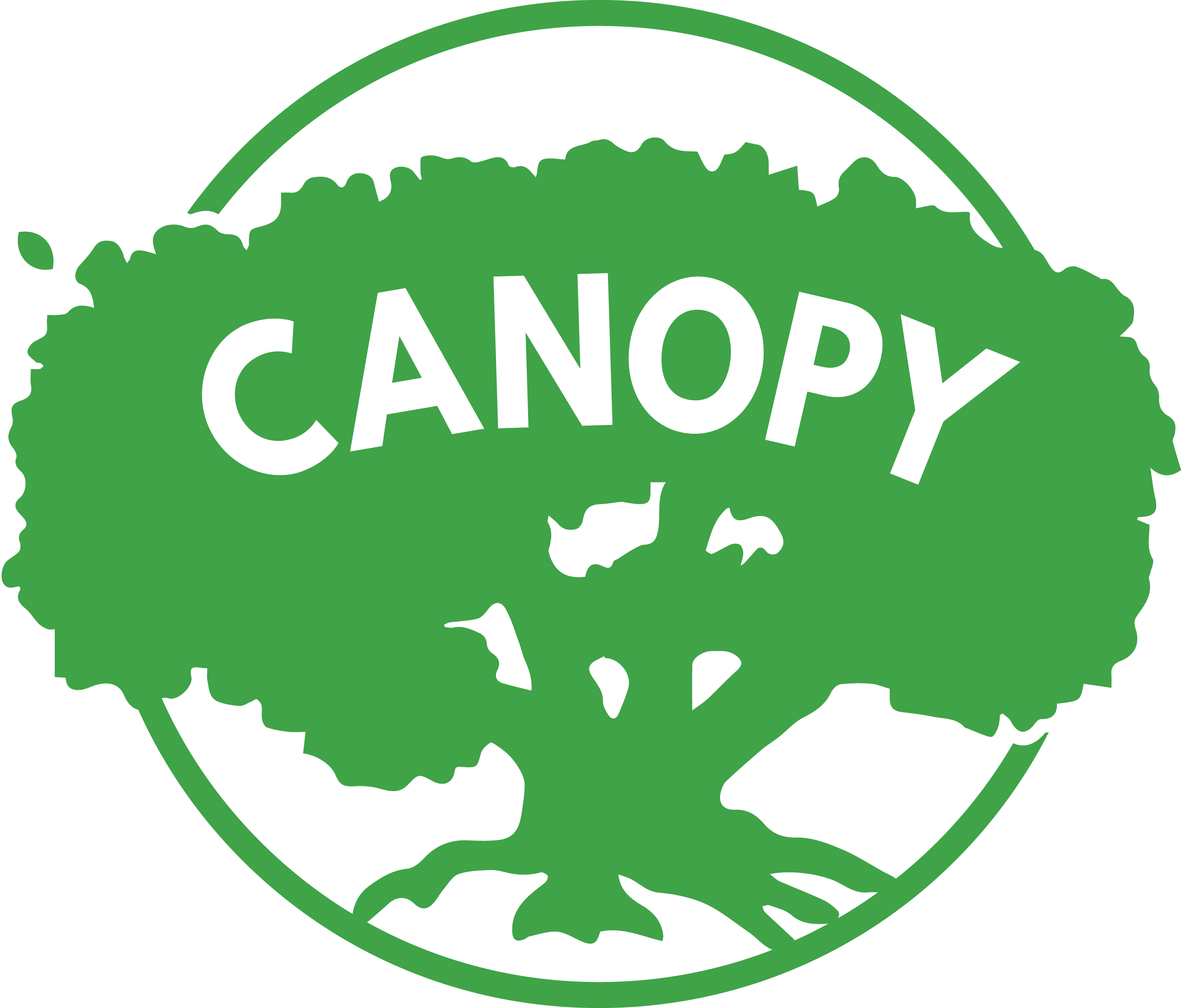 Our Partners - Canopy City Clipart (2972x2538), Png Download