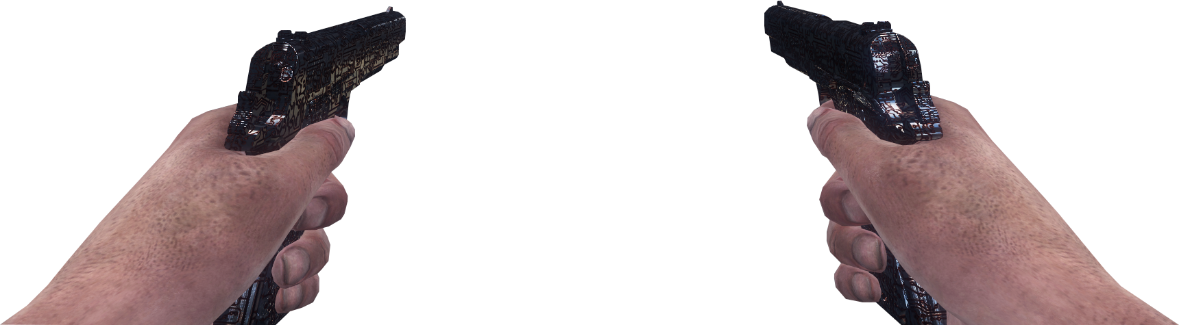 Revolver Clipart (1720x475), Png Download