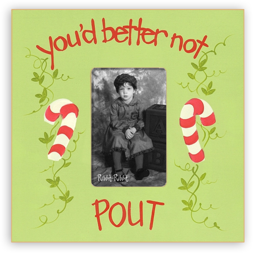 Better Not Pout Lime - Picture Frame Clipart (1024x1024), Png Download
