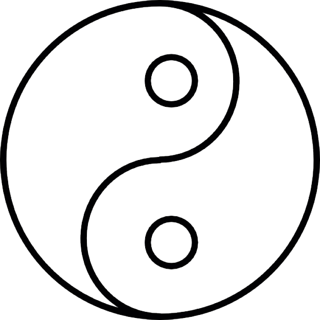 Yin And Yang Png Image With Transparent Background - Yin Yang Png Transparent Clipart (626x626), Png Download