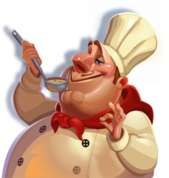 Big Chef Slots Clipart (640x640), Png Download