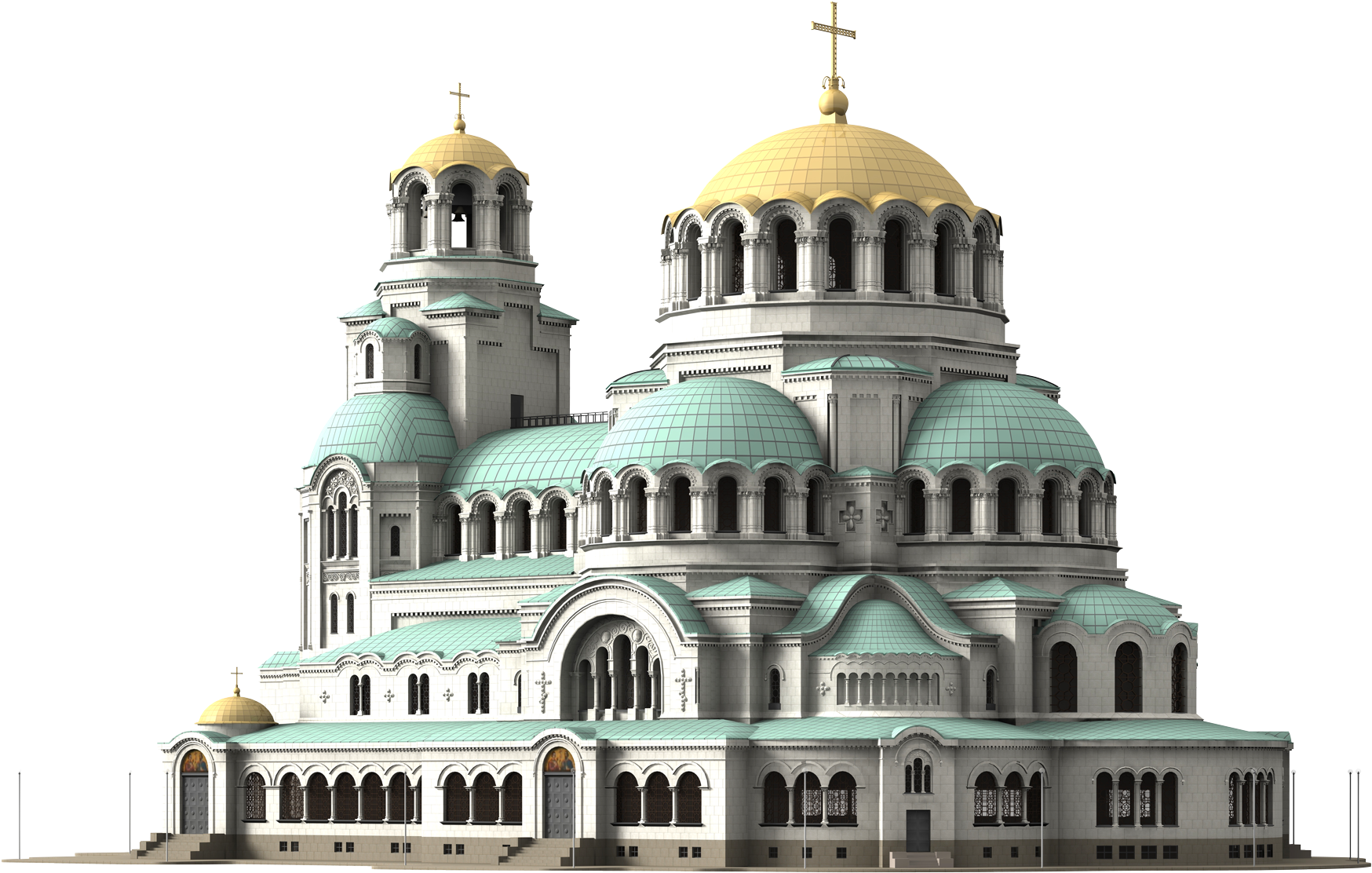 1800 X 1173 - Alexander Nevsky Cathedral Png Clipart (1800x1173), Png Download