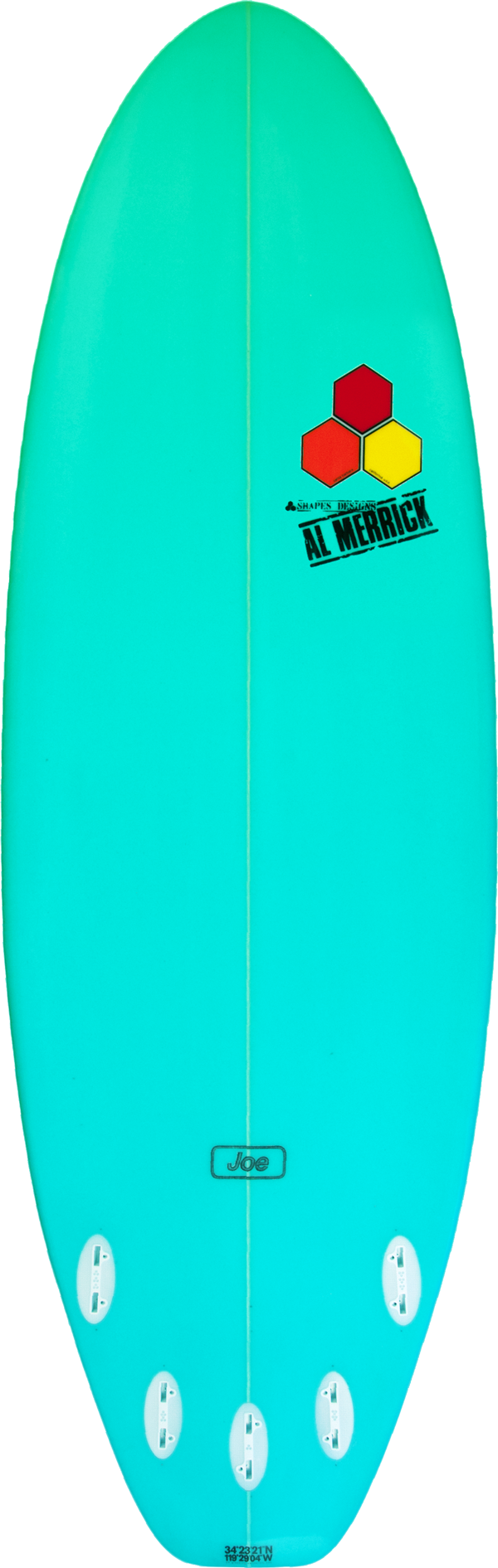 Blue Al Merrick Surfboard Clipart (600x1891), Png Download