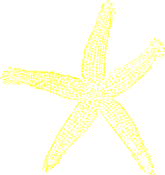 Starfish Clipart Sparkly - Fish Clip Art - Png Download (564x599), Png Download
