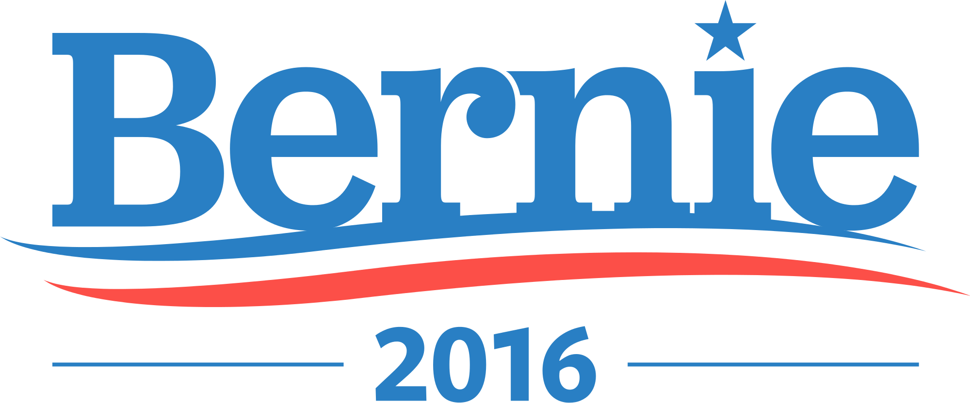 Open - Bernie Campaign Clipart (2000x832), Png Download