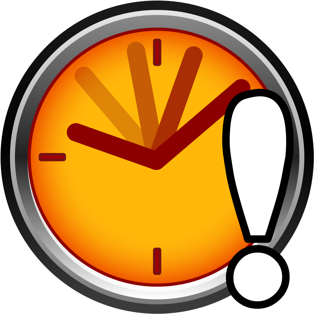 Out Of Date Clock Icon - Clock Icon Clipart (1024x1024), Png Download
