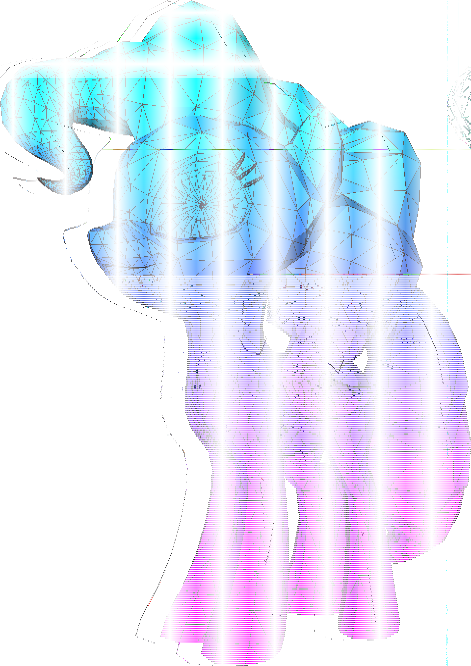 3d, Aesthetics, Glitch Art, Low Poly, Pinkie Pie, Safe, - Transparent Background Vaporwave Png Clipart (960x1358), Png Download