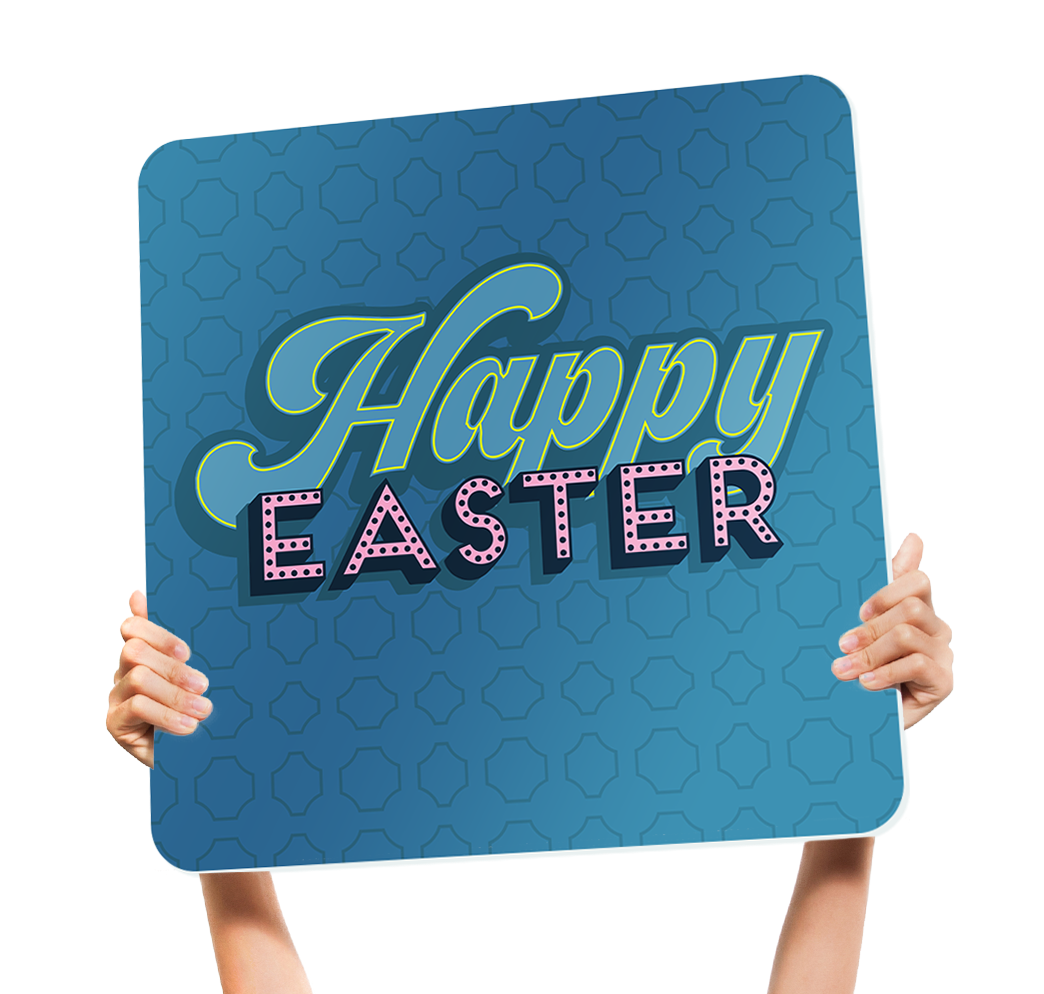 Happy-easter - Graphic Design Clipart (1332x998), Png Download