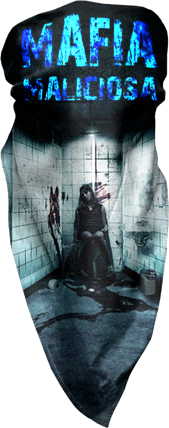 Bandana Preta Png - Bandana Mafia Maliciosa Clipart (442x882), Png Download