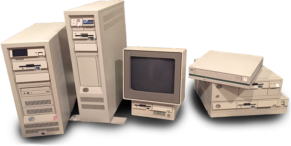 Stary Ibm Clipart (1024x531), Png Download