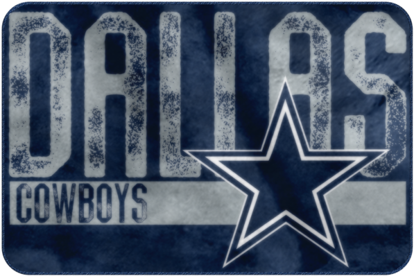 Nfl Dallas Cowboys 20" X 30" Worn Out Printed Foam - Dallas Cowboys My Team Clipart (640x640), Png Download