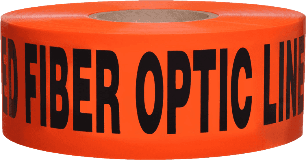 Fiber Optical Warning Tape - Non Detectable Underground Warning Tape Clipart (1200x1200), Png Download