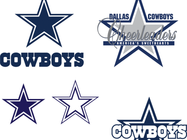 Dallas Cowboys Clipart Png - Dallas Cowboys Star Transparent Png (640x480), Png Download